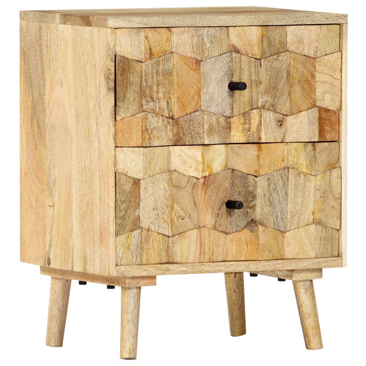 Sängbord 40x30x50 cm massivt mangoträ