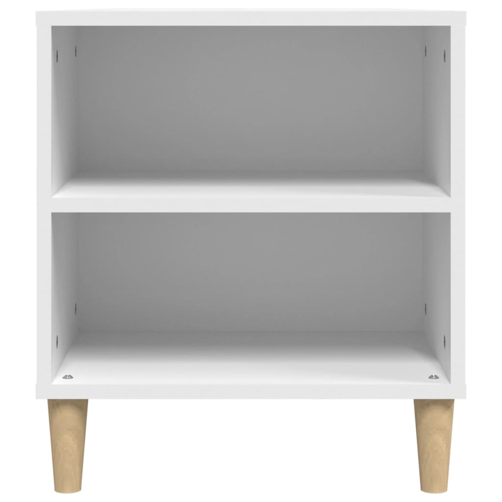 Tv-bänk vit 102x44,5x50 cm konstruerat trä