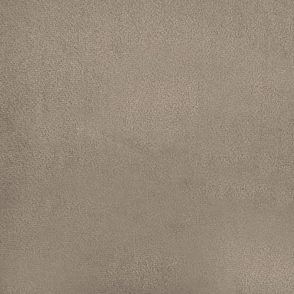 3-sitssoffa Taupe 180 cm mikrofibertyg